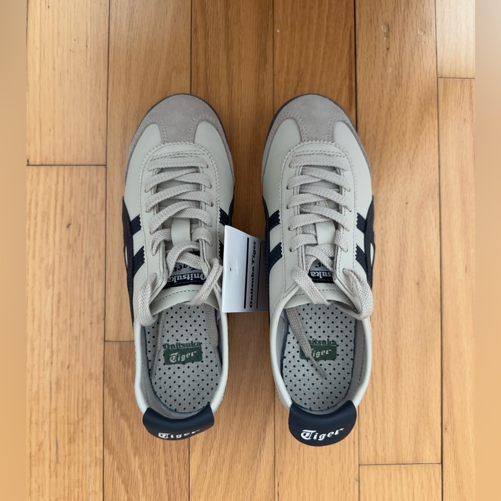 Onitsuka Mexico 66 Birch Peacoat beige navy shoes - Picture 8 of 10